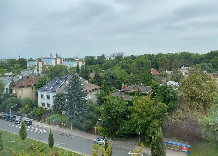 Apartament z widokiem na panoramę miasta